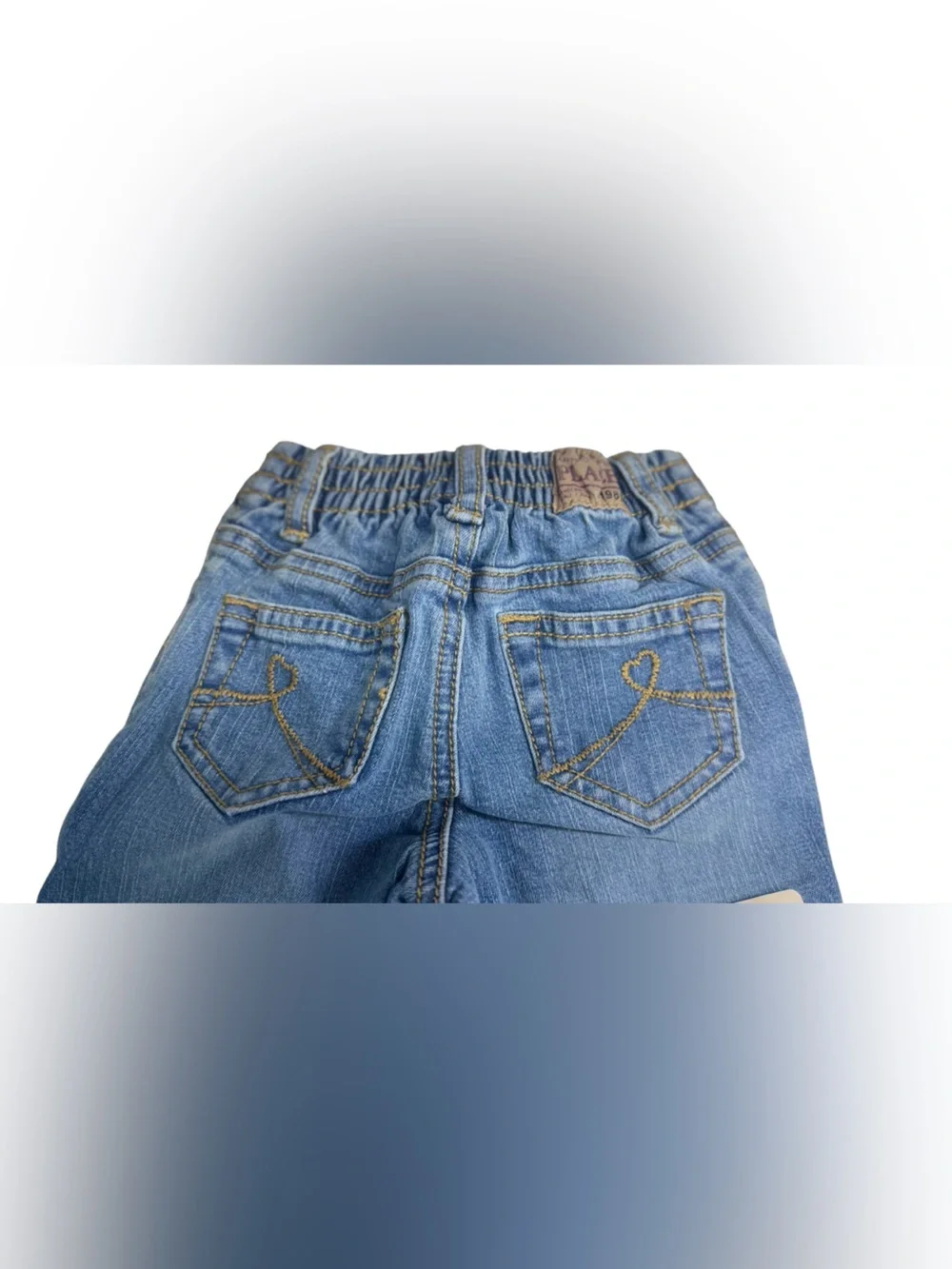 The Children's Place Baby Girl Flare Jeans Size 12 Months Stretch Denim NWT